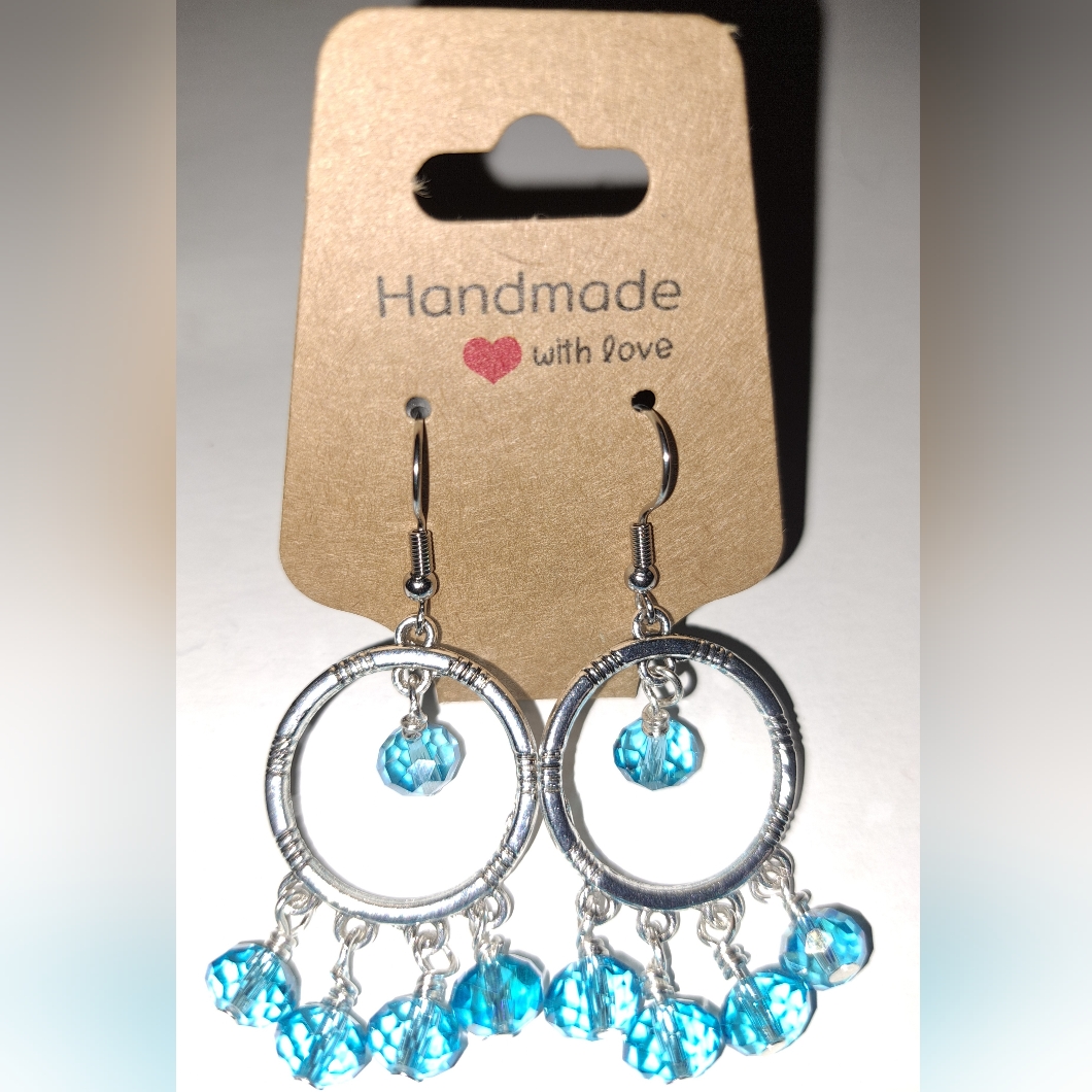 Handmade Crystal Chandelier Earrings 10$